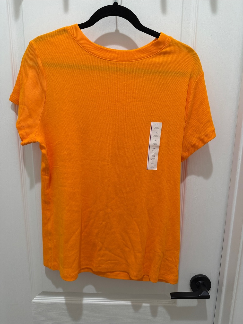 Target Orange Short Sleeve Crewneck Tee